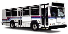 bus clip art gratuit en blanc