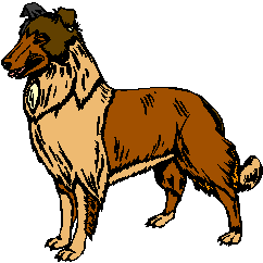 illustration clipart chien de garde