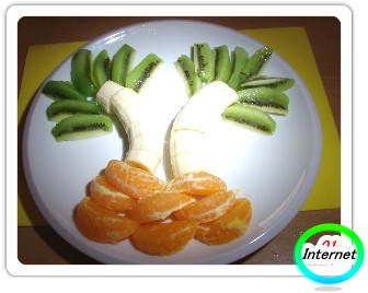 Photo palmier avec des fruits