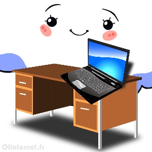 bureau ordinateur portable