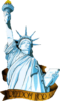 Clipart satue de la liberte