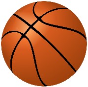 clipart basket ball