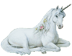 clipart licorne blanche