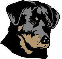 Clipart chien berger allemand