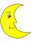 Clipart lune et la meteo