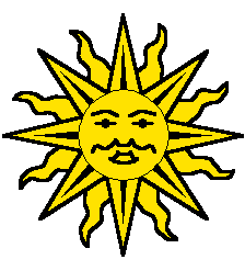 Image de Soleil jaune avec visage