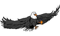 Clipart aigle noir