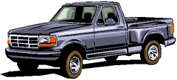 Image clipart pick up voiture