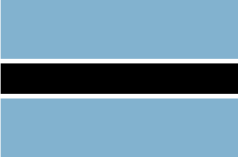 Drapeau Botswana