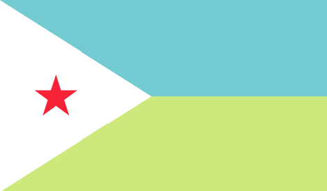 Drapeau Djibouti