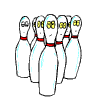 Gif anime quille du bowling