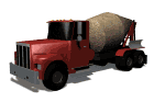 Image gif anime camion de beton