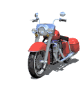 animation gif moto rouge
