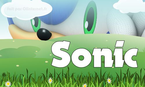 image jeu sonic